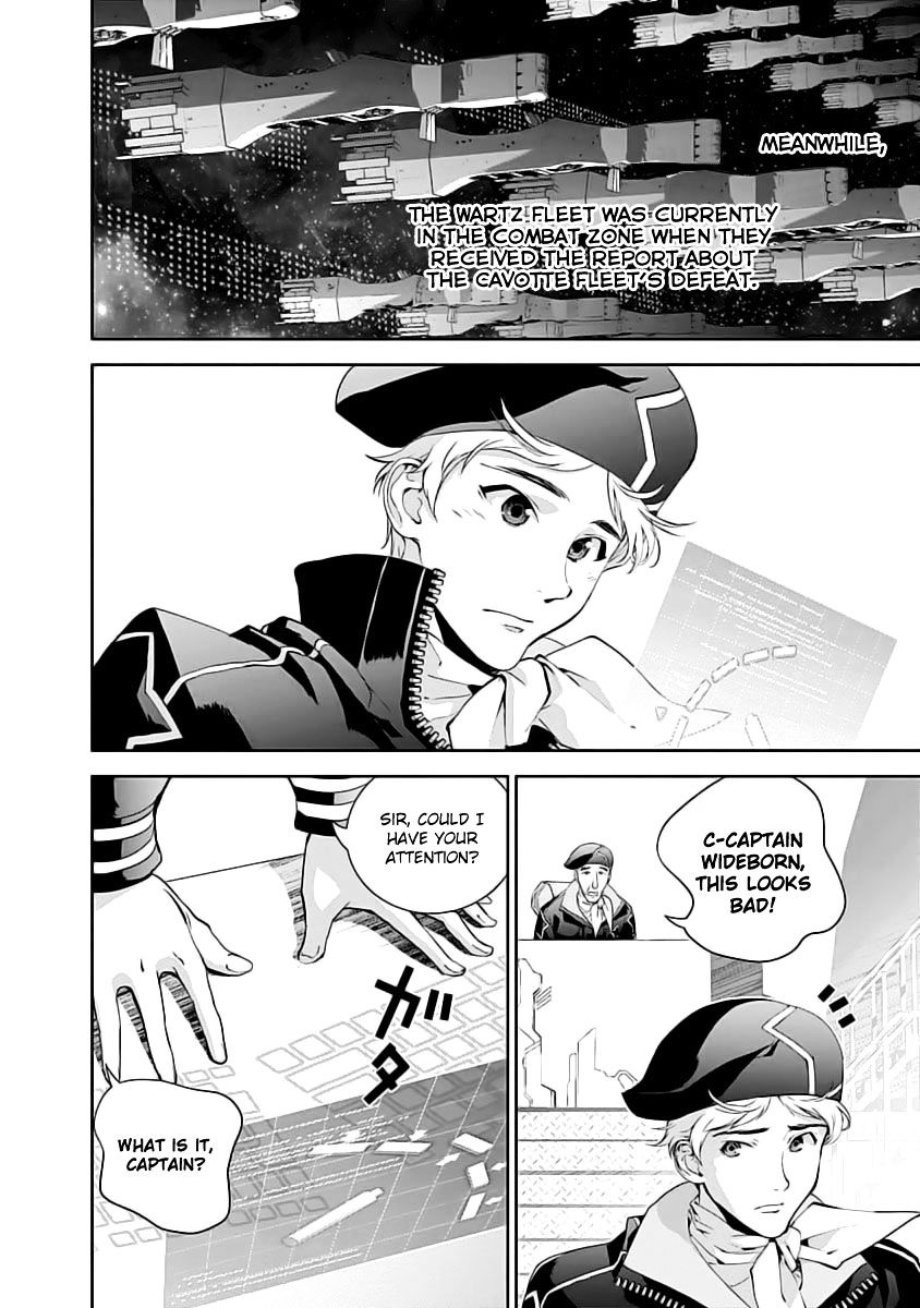 Ginga Eiyuu Densetsu (Fujisaki Ryu) - Chapter 0 : Captain Yang Wen-Li - The Sixth Battle Of Iserlohn - Skirmish, Part  2 - Vs. Rear Admiral Cavotte