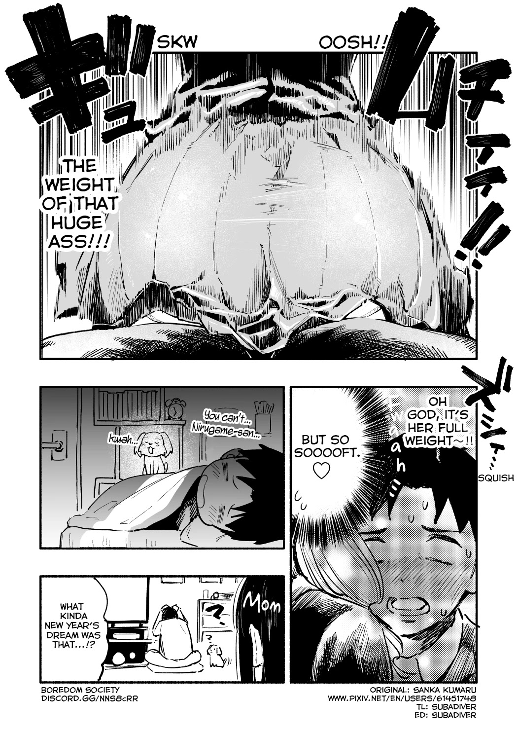 Nirugame-Chan With The Huge Ass And Usami-Kun - Chapter 13: A Story Of A Girl With A Huge Ass Who Sits On His Lap For Two Stops