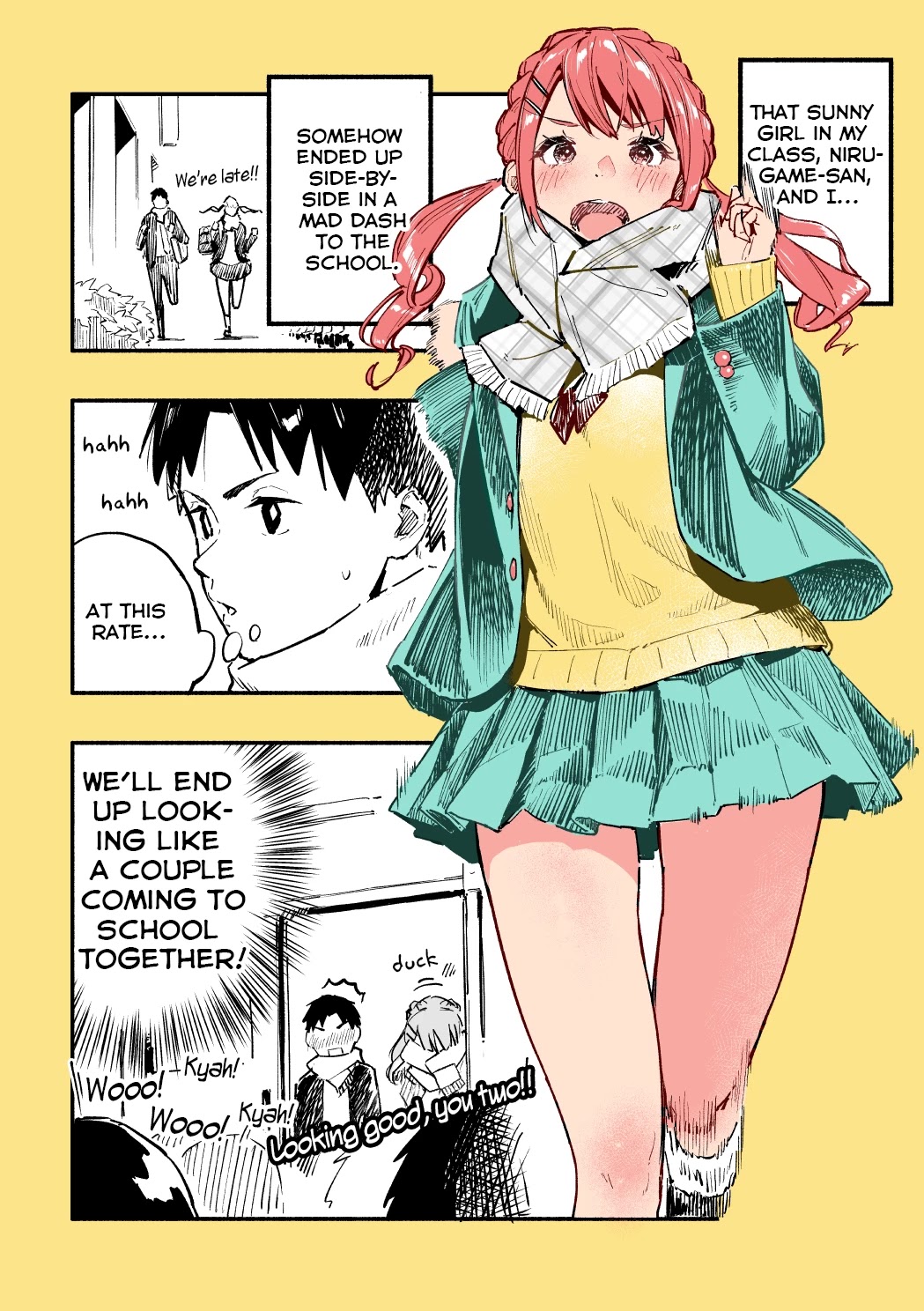 Nirugame-Chan With The Huge Ass And Usami-Kun - Chapter 21: A Story Of A Girl With A Huge Ass And I Who Fail At Going To School