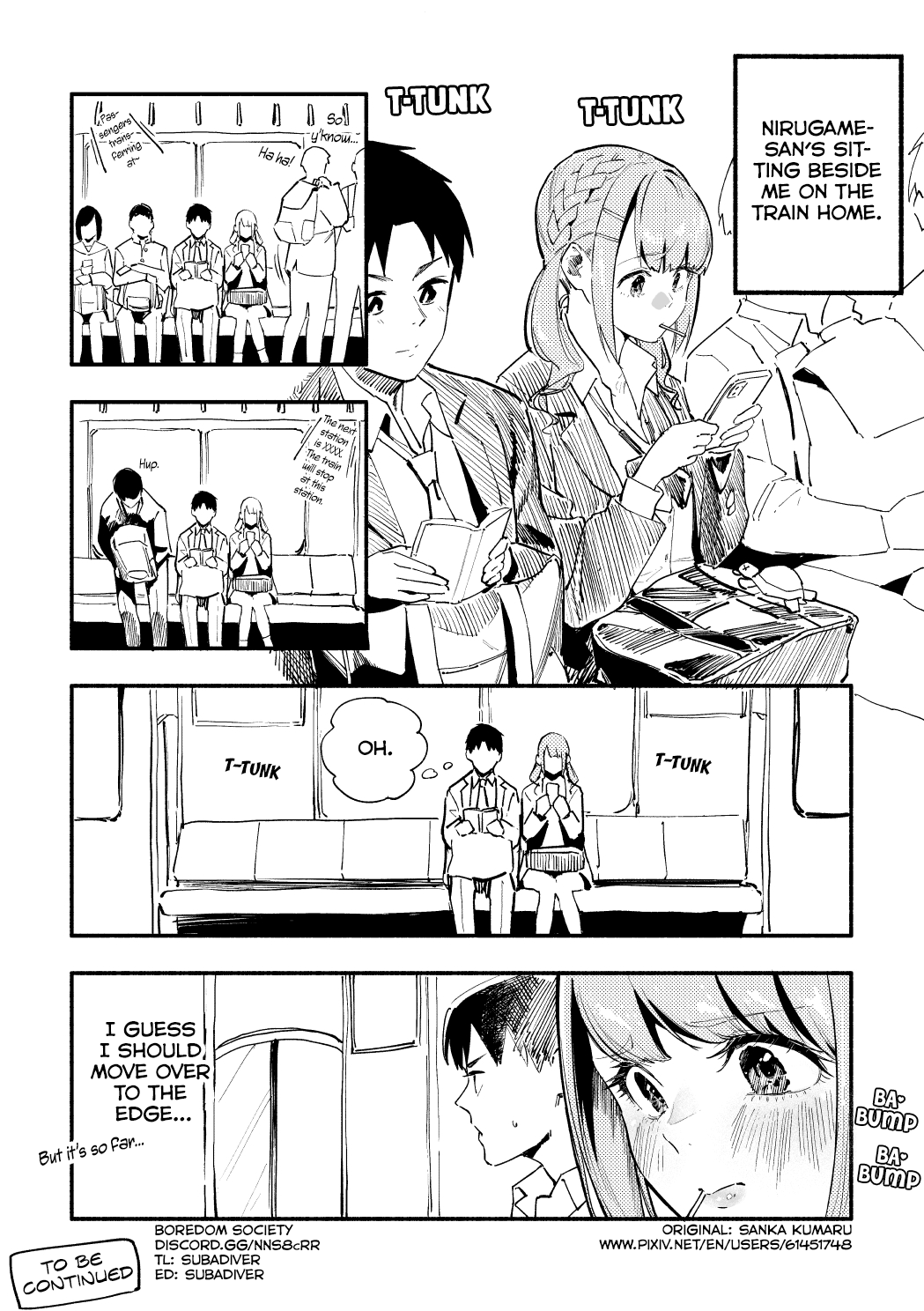 Nirugame-Chan With The Huge Ass And Usami-Kun - Chapter 26: A Story Of Feeling Awkward On The Train With A Girl With A Huge Ass