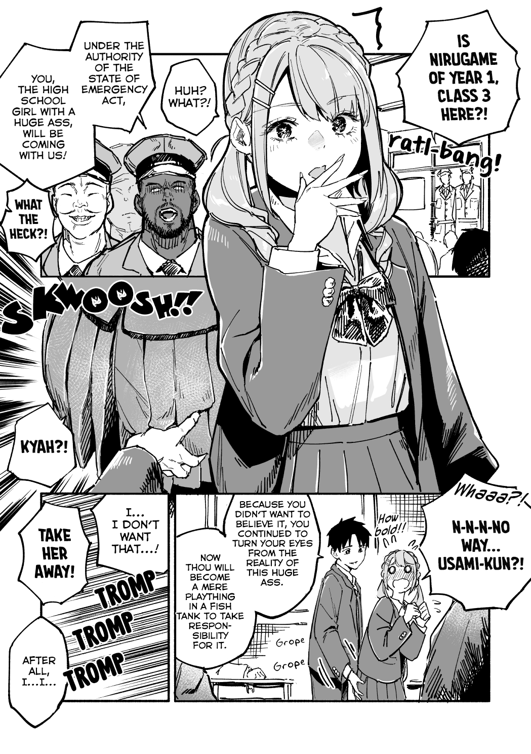 Nirugame-Chan With The Huge Ass And Usami-Kun - Chapter 43: A Girl With A Huge Ass Who’s Been Slacking Off Lately