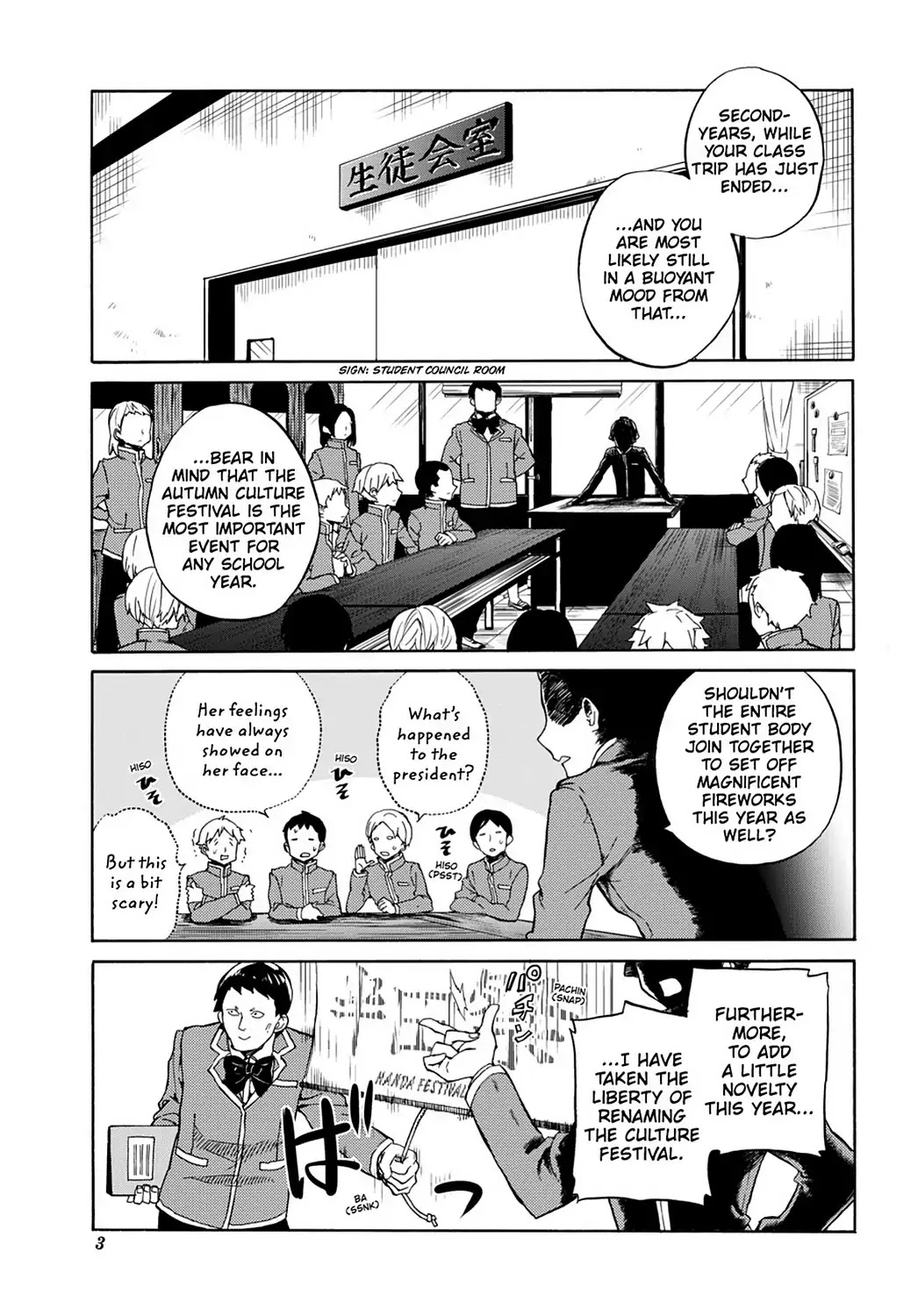 Handa-Kun - Chapter 26: Handa-Kun & The Culture Festival Preparation 1