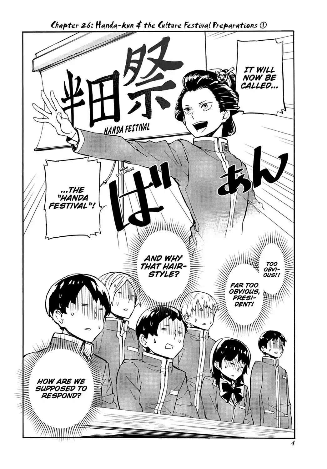 Handa-Kun - Chapter 26: Handa-Kun & The Culture Festival Preparation 1