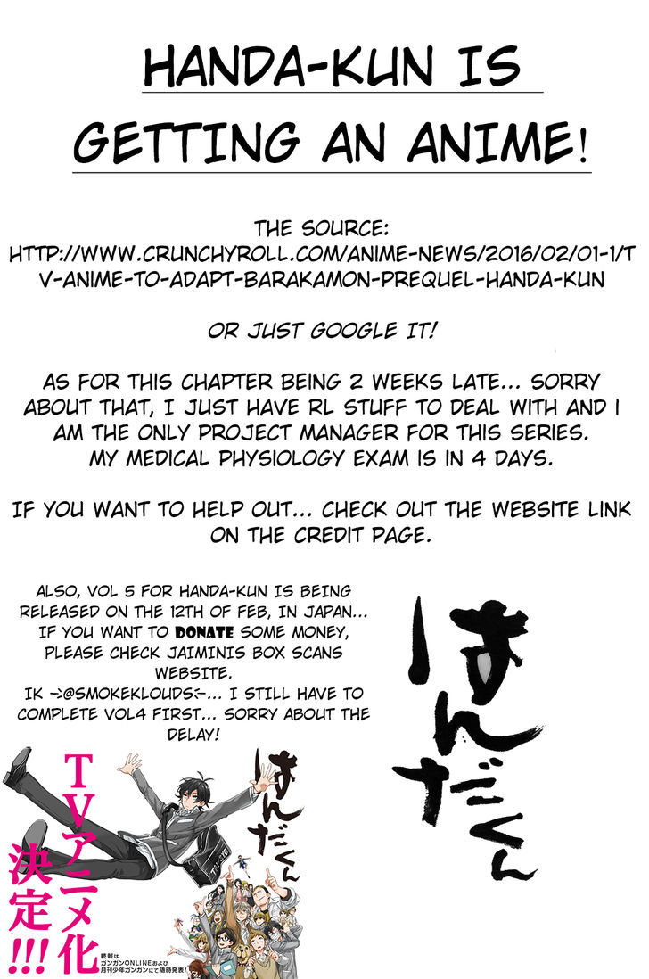 Handa-Kun - Vol.3 Chapter 15 : Handa-Kun And The Supplementary Test