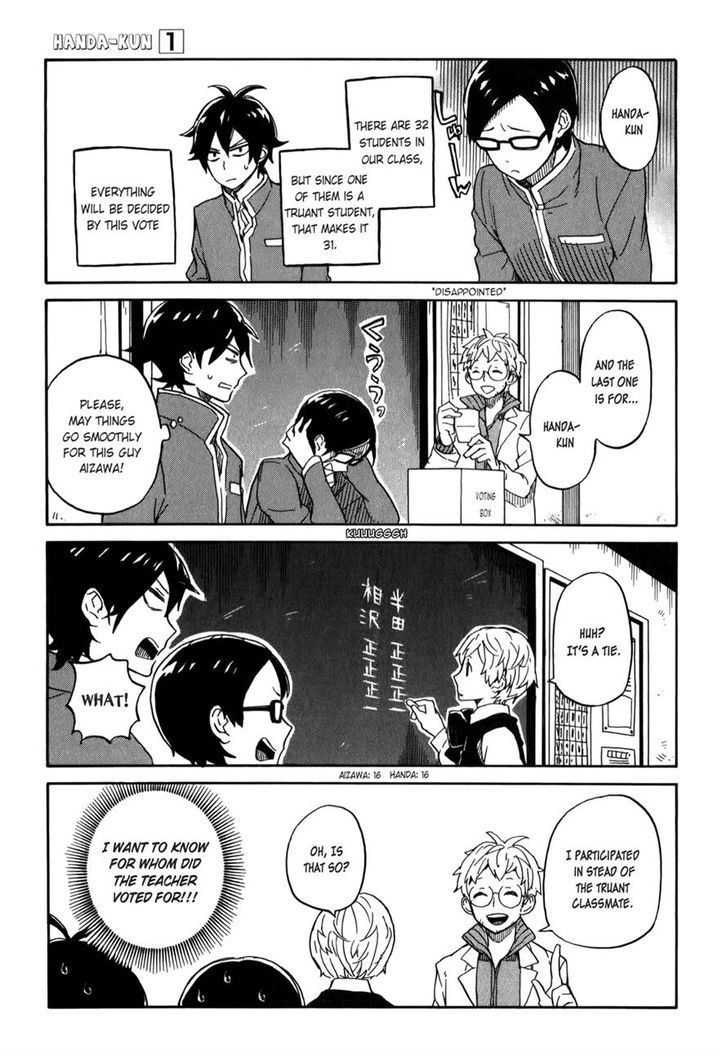 Handa-Kun - Vol.1 Chapter 3 : Handa-Kun And The Class Rep