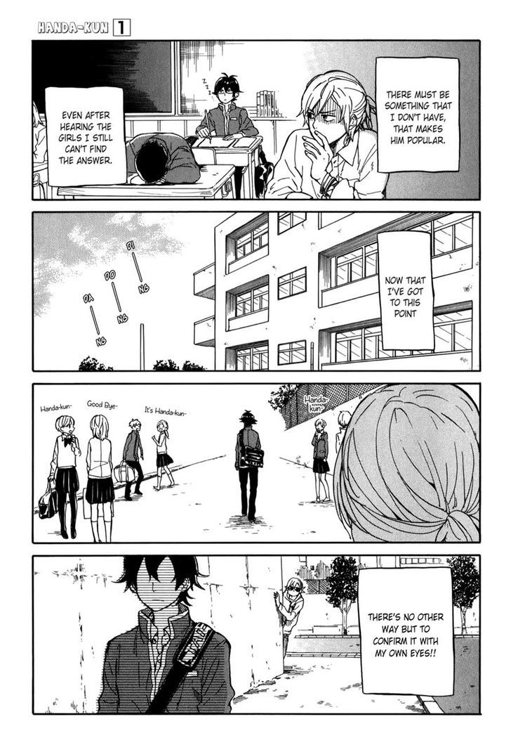 Handa-Kun - Vol.1 Chapter 4 : Handa-Kun And The Model