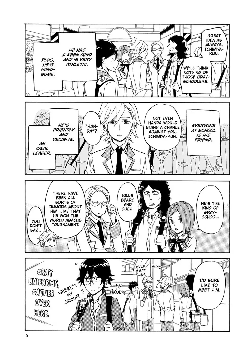 Handa-Kun - Chapter 21: Handa-Kun & The Class Trip, Day 1