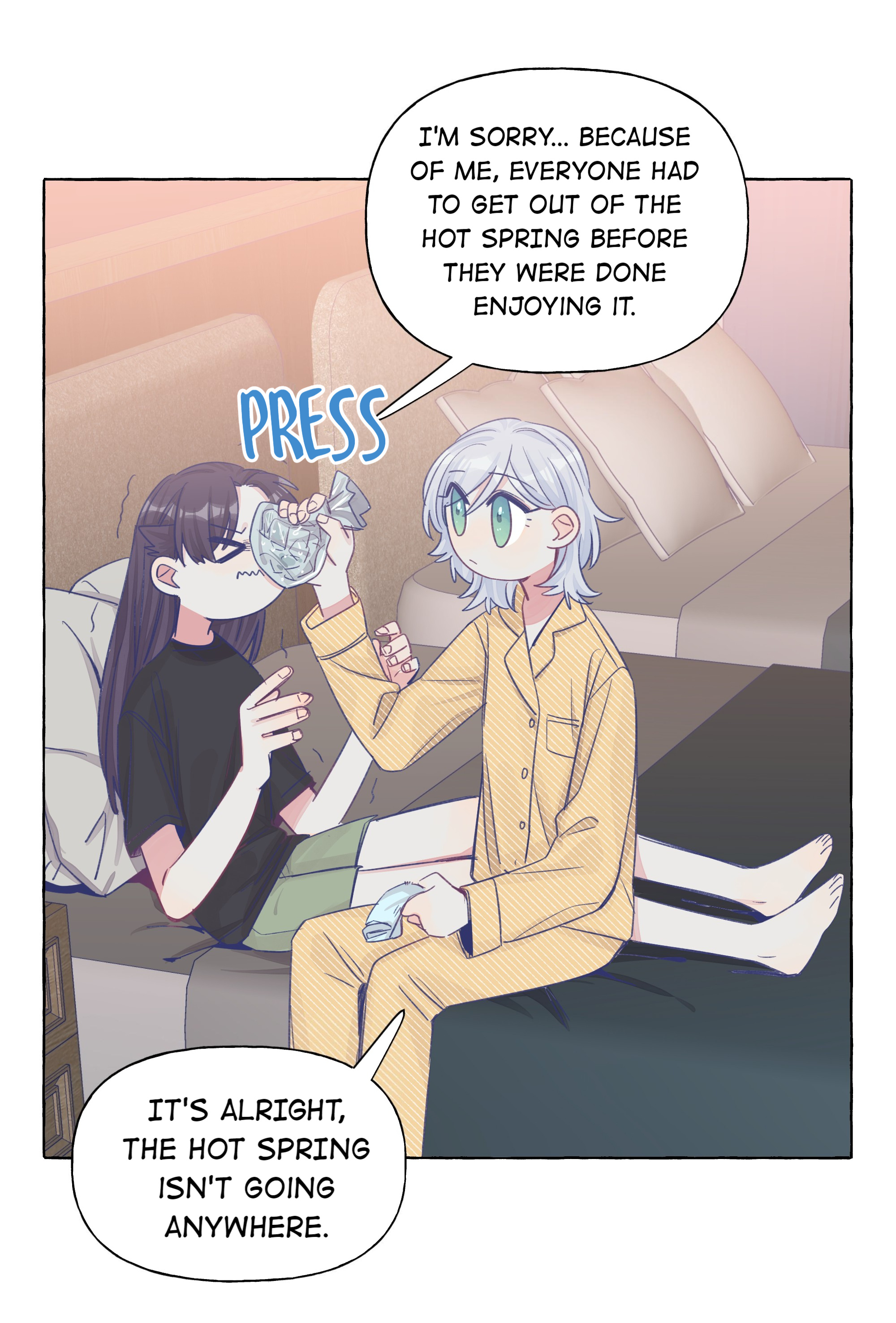 Straight Girl Trap - Chapter 42.2: Zero Distance At The Hot Spring