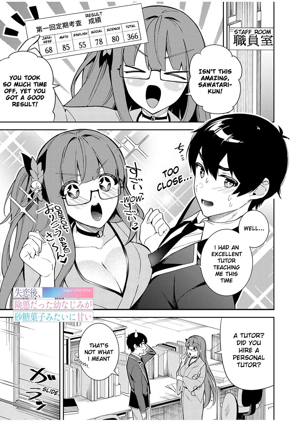 After A Heartbreak, My Bitter Childhood Friend Is Now Sweet Like Sugar - Chapter 7.1