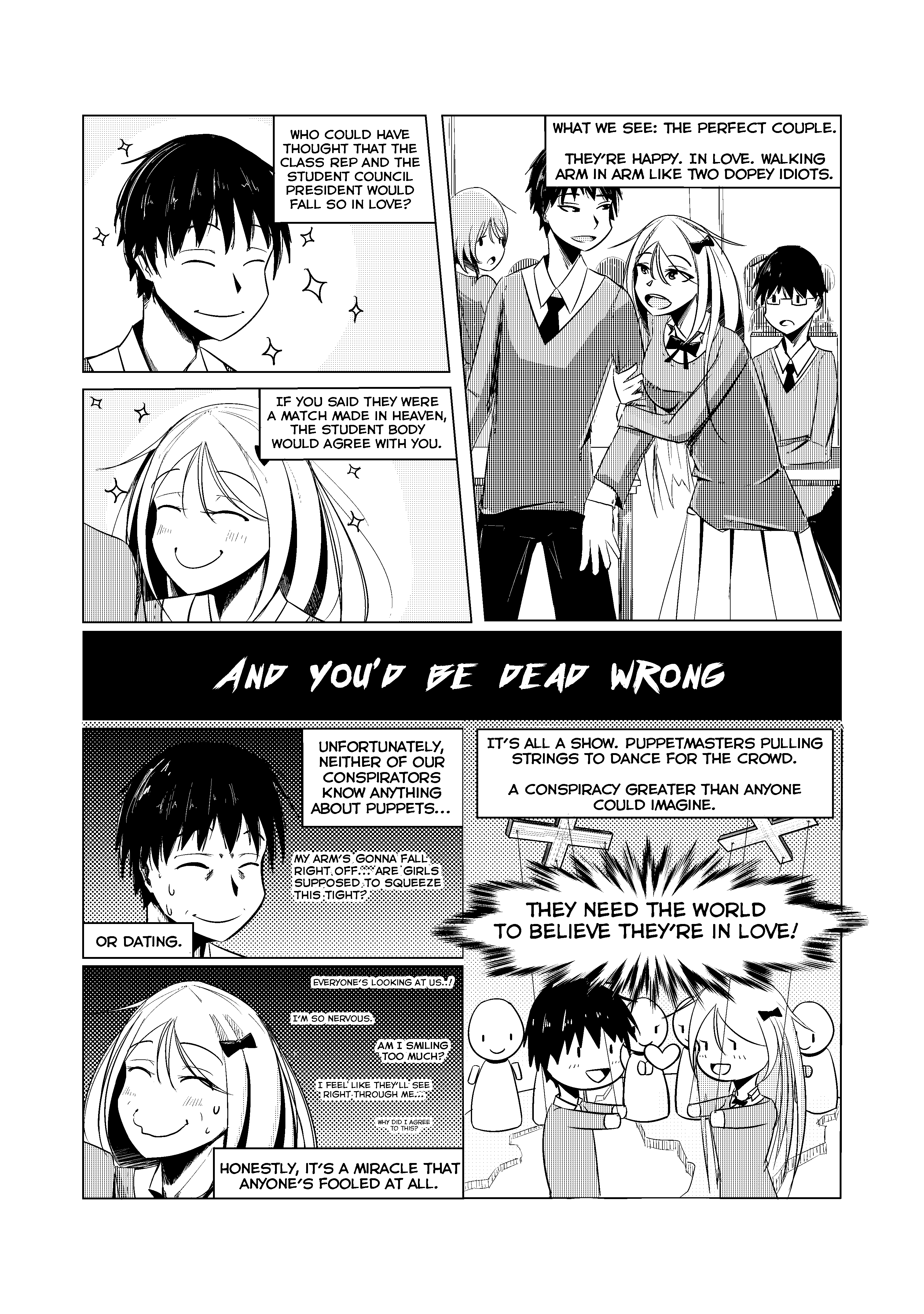 Opposites In Disguise - Vol.1 Chapter 0: Milkshake Ultimatum (Pilot Chapter - Outdated 2019 Art)