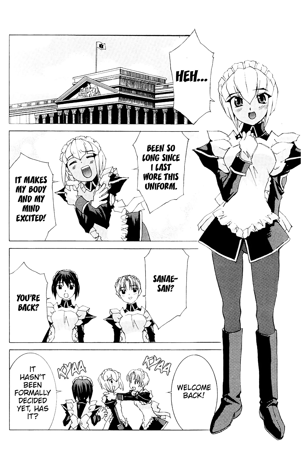 Hanaukyo Maid Tai - Vol.9 Chapter 59: Do Your Best, Yashima!