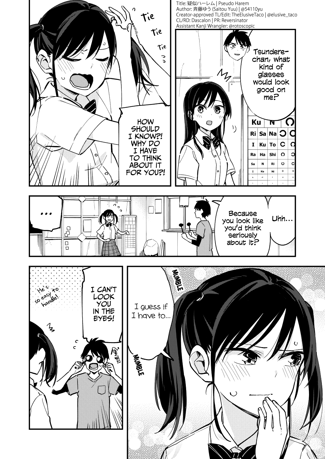 Pseudo Harem - Chapter 45: Vision Test