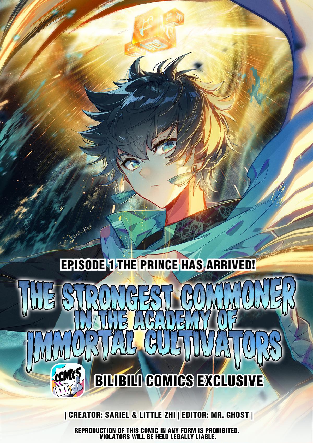 The Strongest Commoner In The Academy Of Immortal Cultivators - Chapter 1: The Prince Has Arrived!