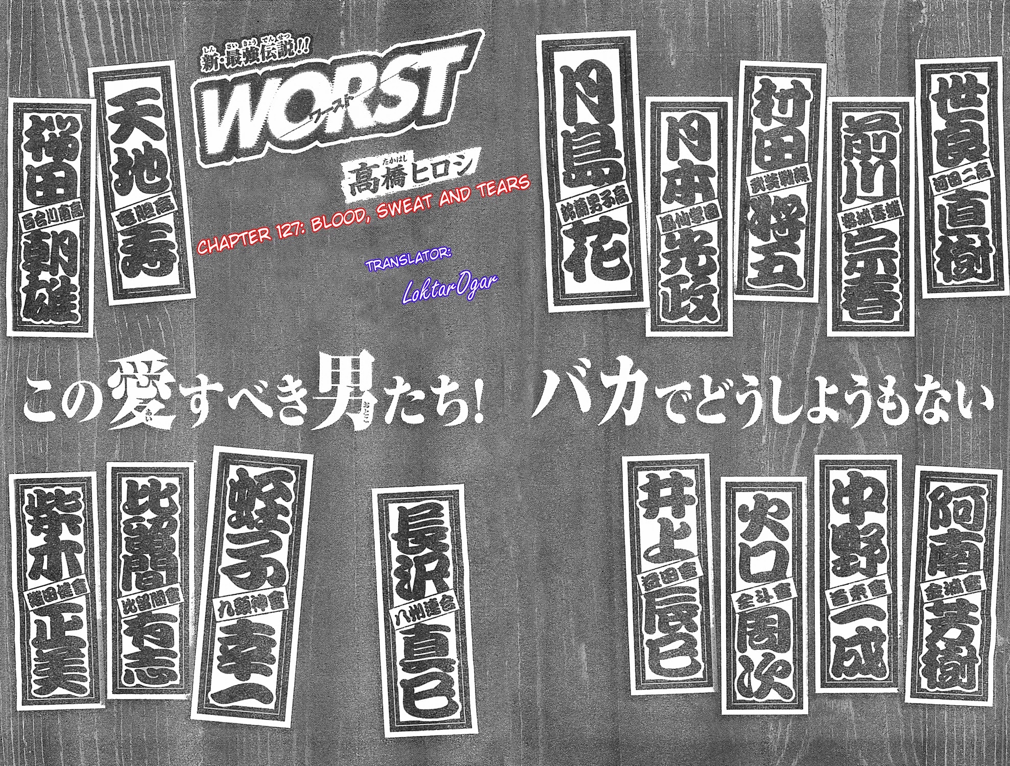 Worst - Chapter 127: Blood, Sweat And Tears