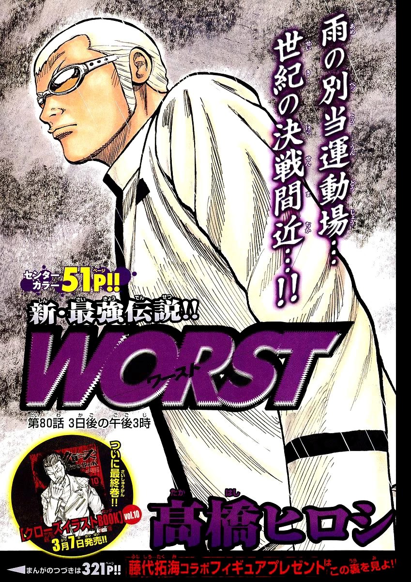 Worst - Chapter 80: 3 Days Later, 3 P.m