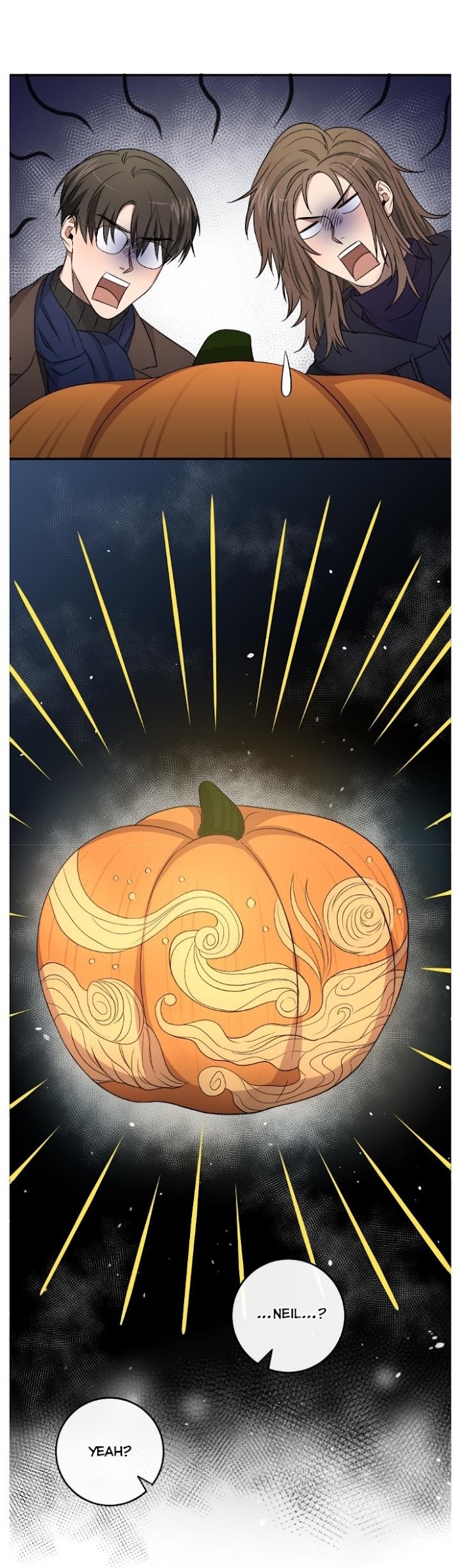 Peach And Her Papas - Chapter 26 : Pumpkin Carving Is Nightma.