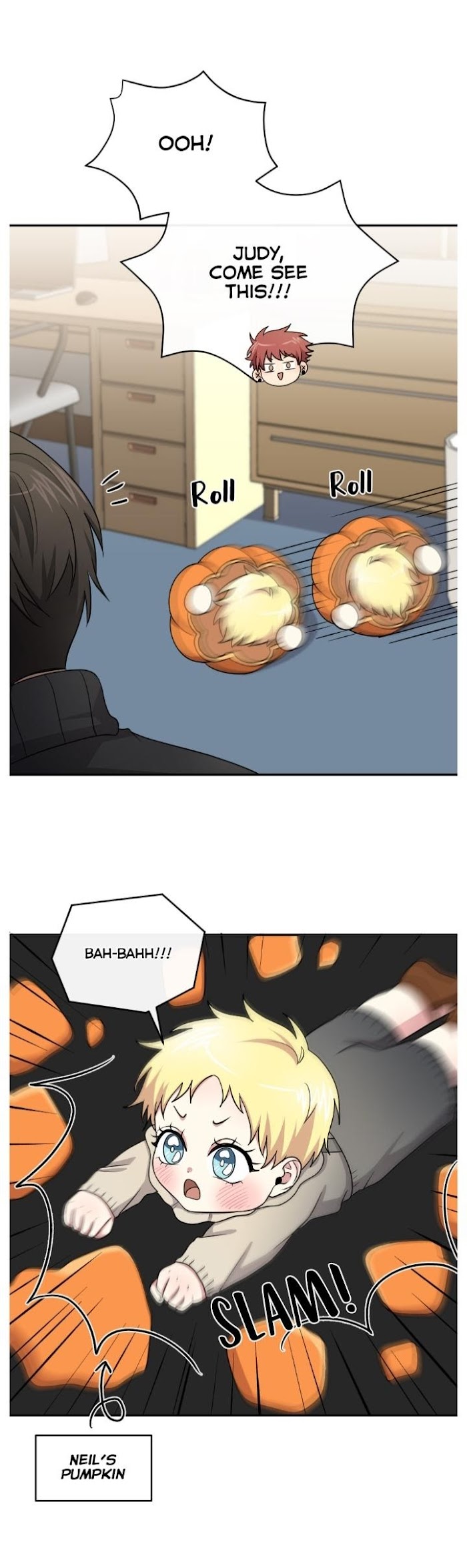 Peach And Her Papas - Chapter 26 : Pumpkin Carving Is Nightma.