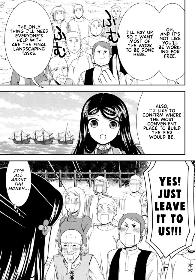 Saving 80,000 Gold Coins In The Different World For My Old Age - Chapter 75: The Shrine Maiden Princess Builds A Harbour - Part 2