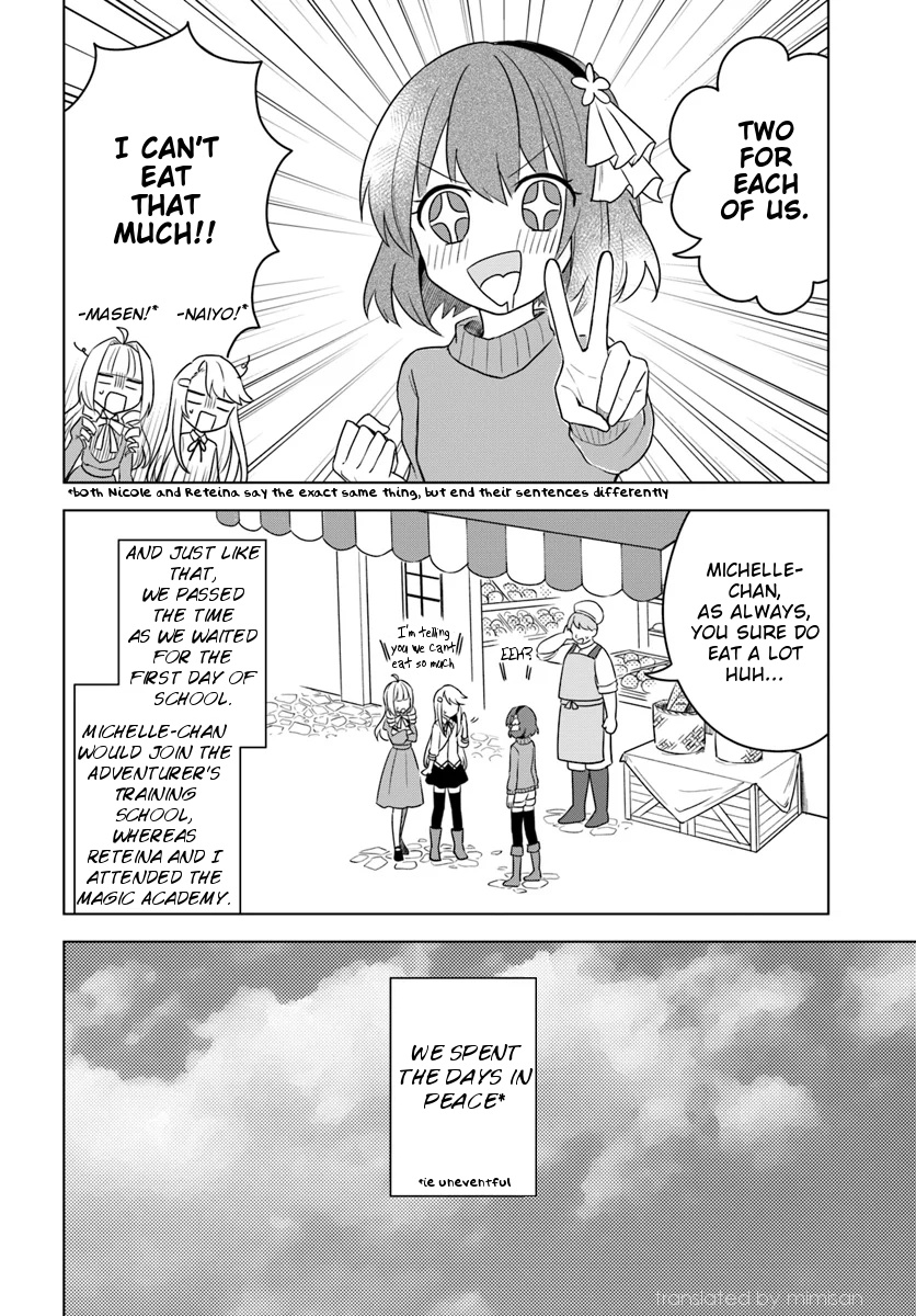 Eiyuu No Musume To Shite Umarekawatta Eiyuu Wa Futatabi Eiyuu O Mezasu - Chapter 13.2: The School Entrance Ceremony Intrigue (Continued)