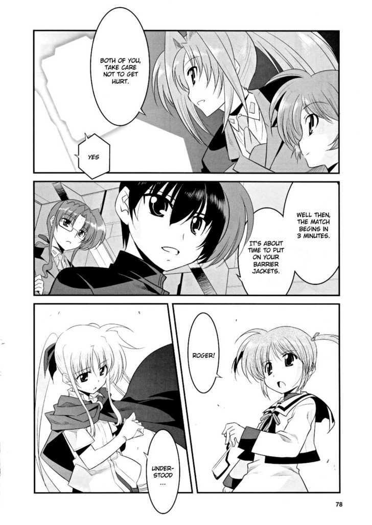 Mahou Shoujo Lyrical Nanoha Movie 1St The Comics - Chapter 7 : Say Sorry, Say Goodbye