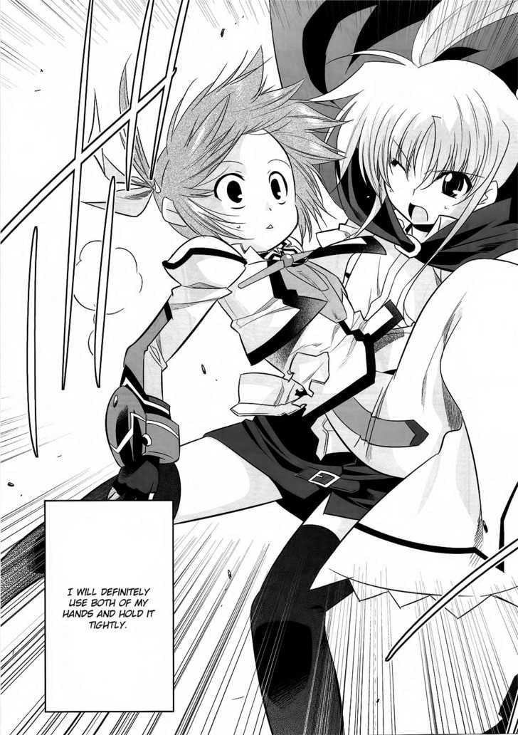 Mahou Shoujo Lyrical Nanoha Movie 1St The Comics - Chapter 14 : Therefore, The Hand Is Held Out