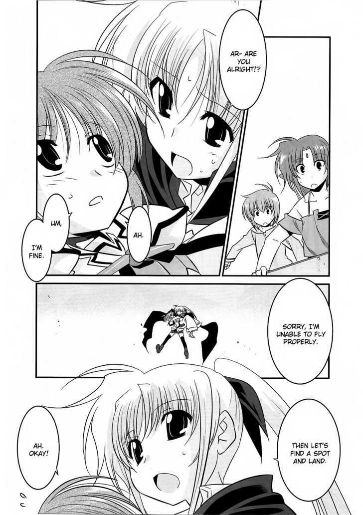 Mahou Shoujo Lyrical Nanoha Movie 1St The Comics - Chapter 14 : Therefore, The Hand Is Held Out