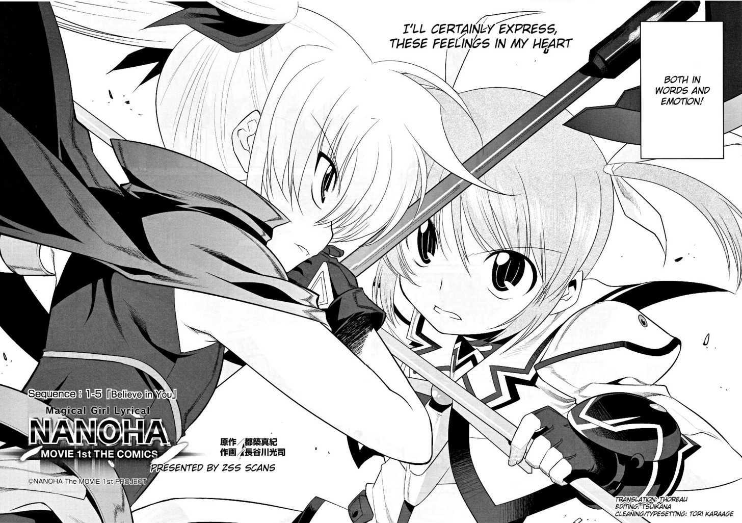 Mahou Shoujo Lyrical Nanoha Movie 1St The Comics - Chapter 9 : Believe In You