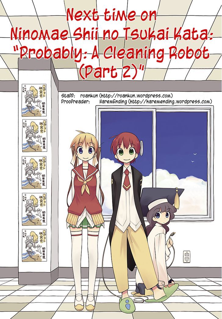 Ninomae Shii No Tsukaikata - Vol.1 Chapter 9 : Probably A Cleaning Robot