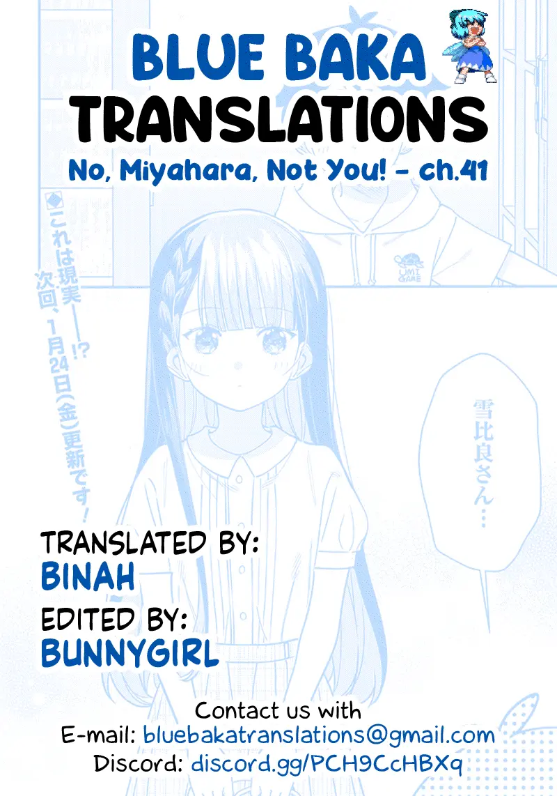 No, Miyahara, Not You! - Chapter 41