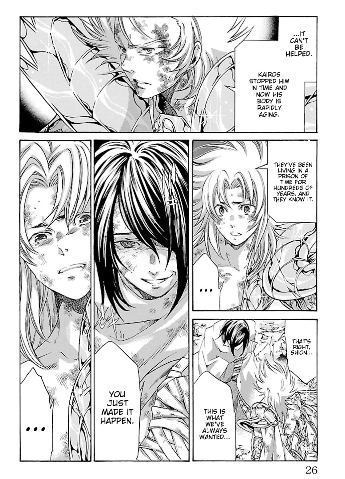 Saint Seiya - The Lost Canvas - Meiou Shinwa Gaiden - Vol.14 Chapter 79: Return