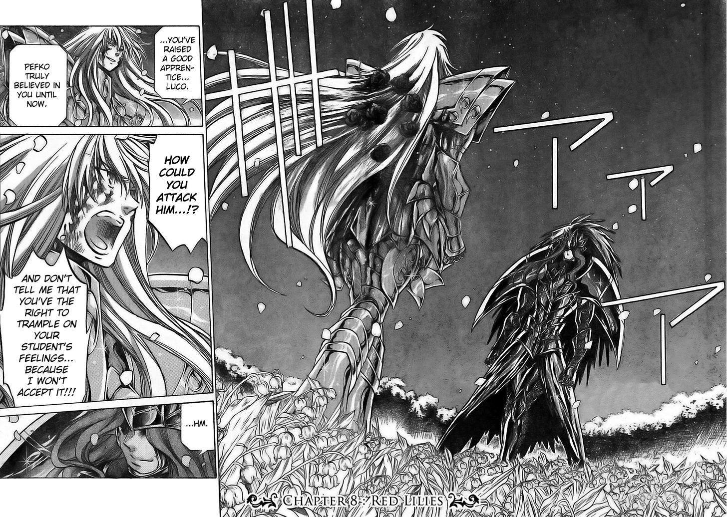 Saint Seiya - The Lost Canvas - Meiou Shinwa Gaiden - Vol.1 Chapter 8 : Red Lilies