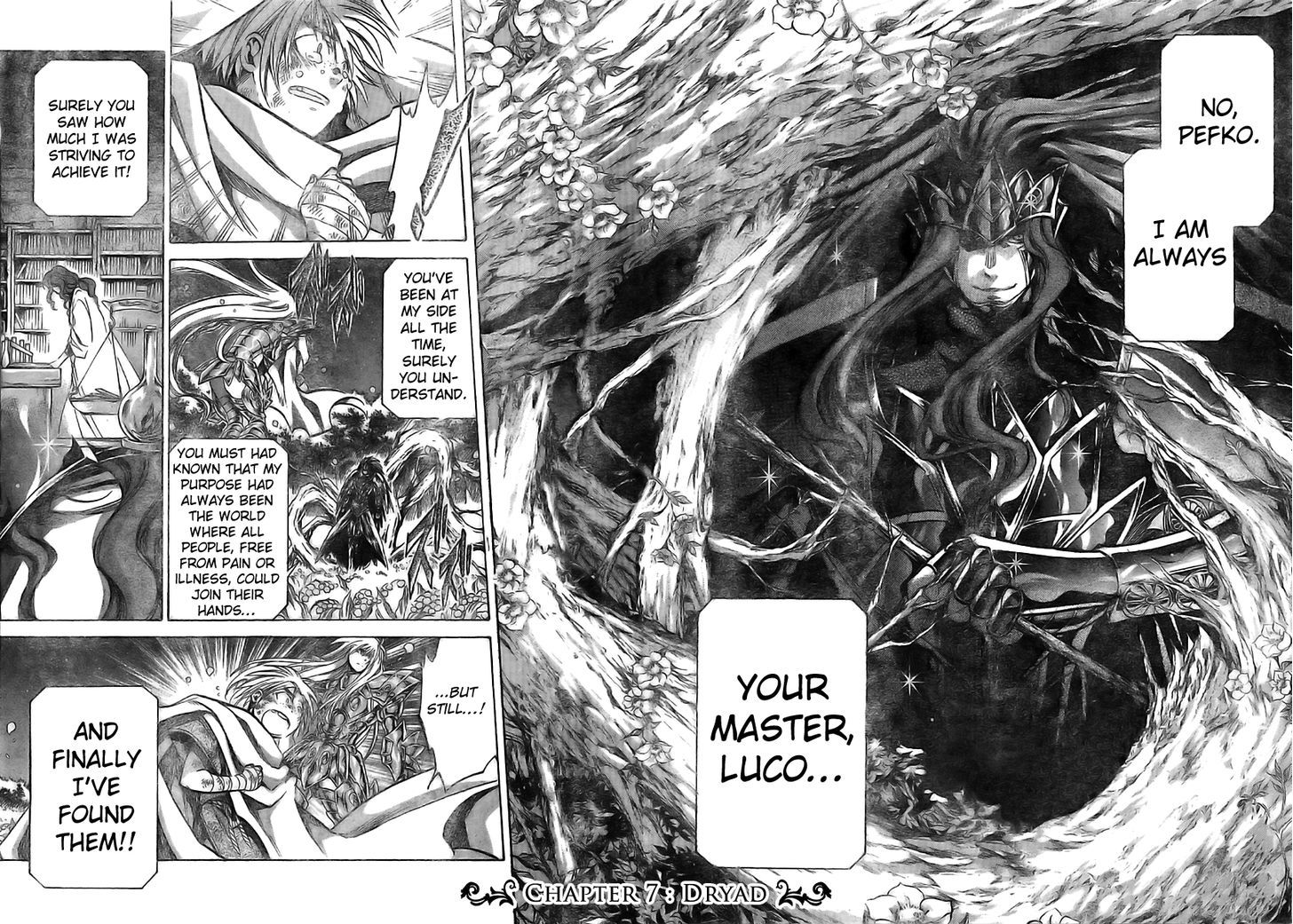 Saint Seiya - The Lost Canvas - Meiou Shinwa Gaiden - Vol.1 Chapter 7 : Dyrad