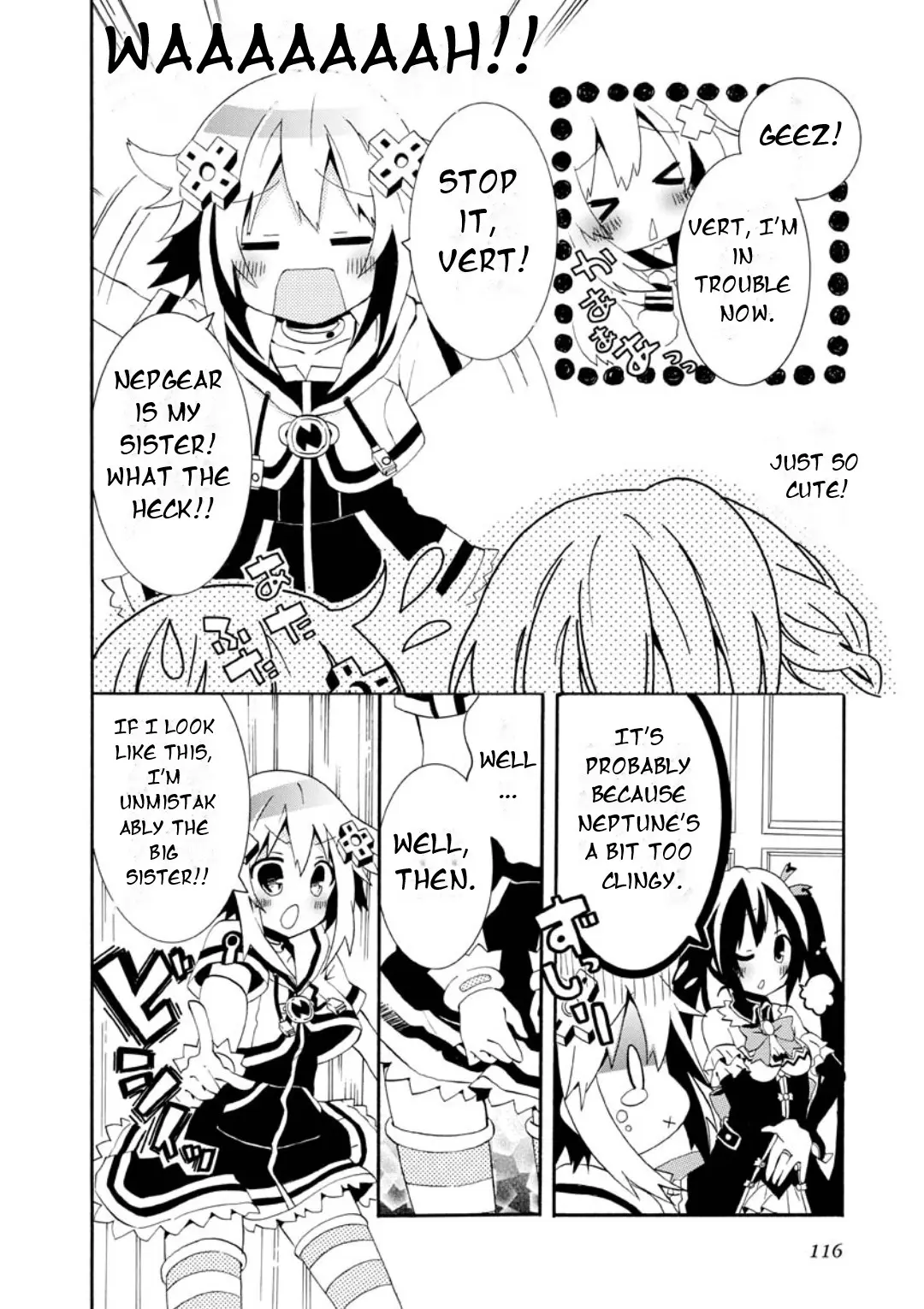 Choujigen Game Neptune: The Animation - Dengeki Comic Anthology - Vol.1 Chapter 13: Good Sisters