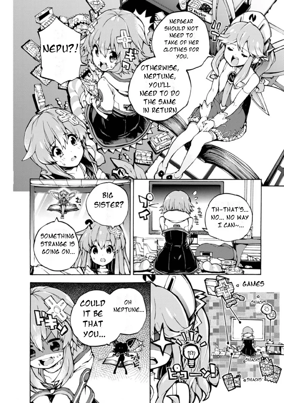 Choujigen Game Neptune: The Animation - Dengeki Comic Anthology - Vol.1 Chapter 12: I Love My Big Sister