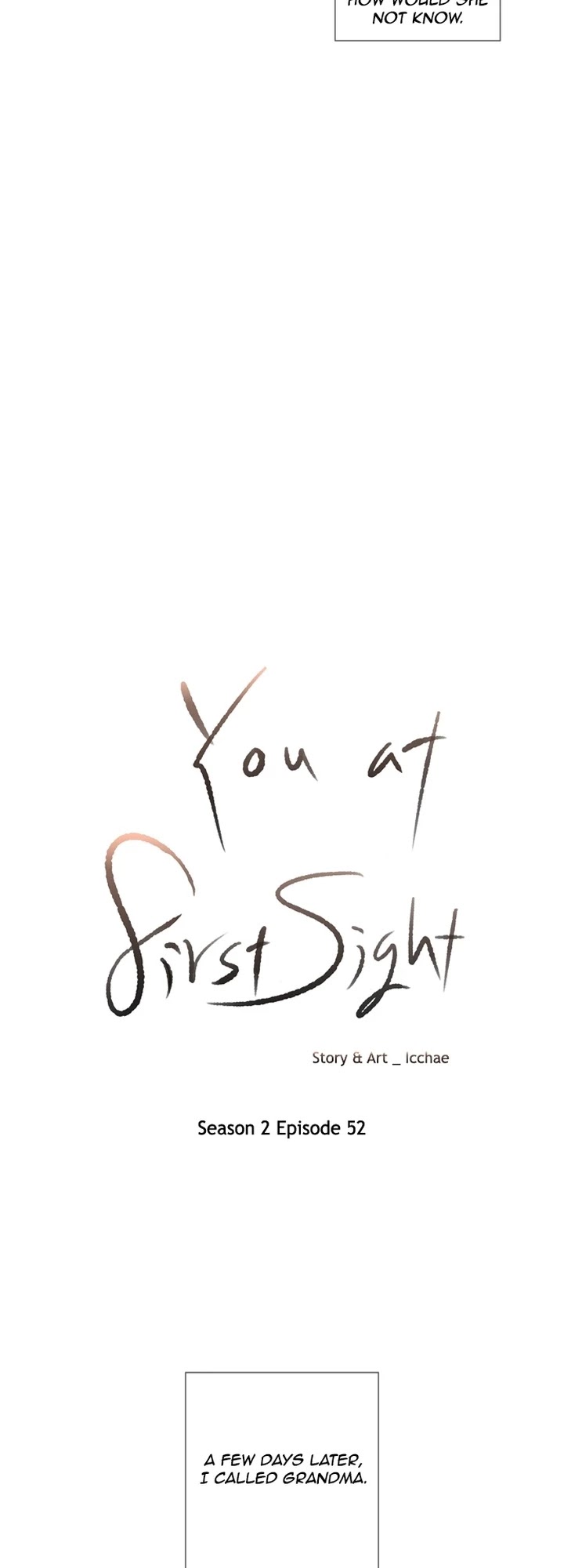 You At First Sight - Chapter 96