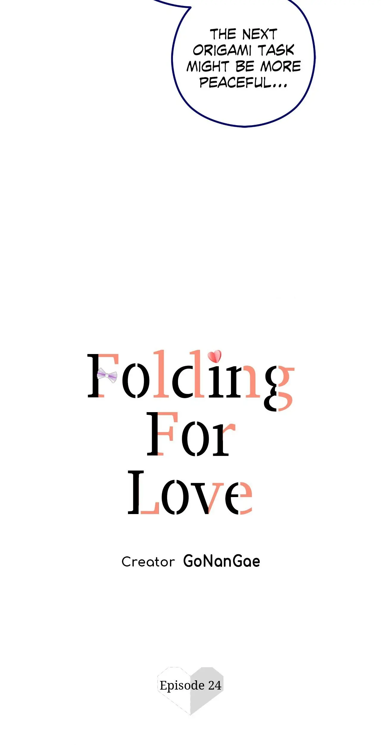 Folding For Love - Chapter 24