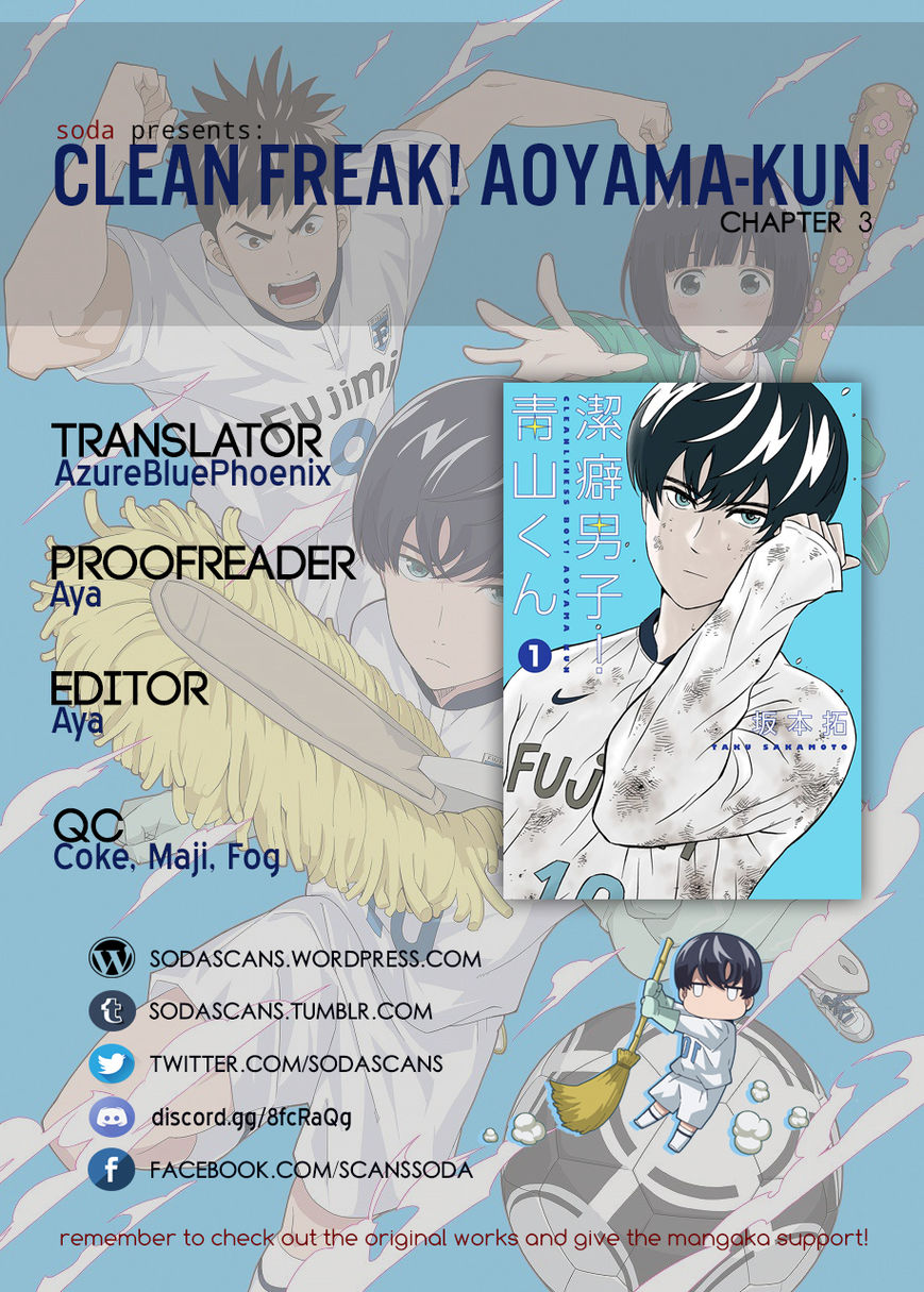 Clean Freak! Aoyama-Kun - Chapter 3