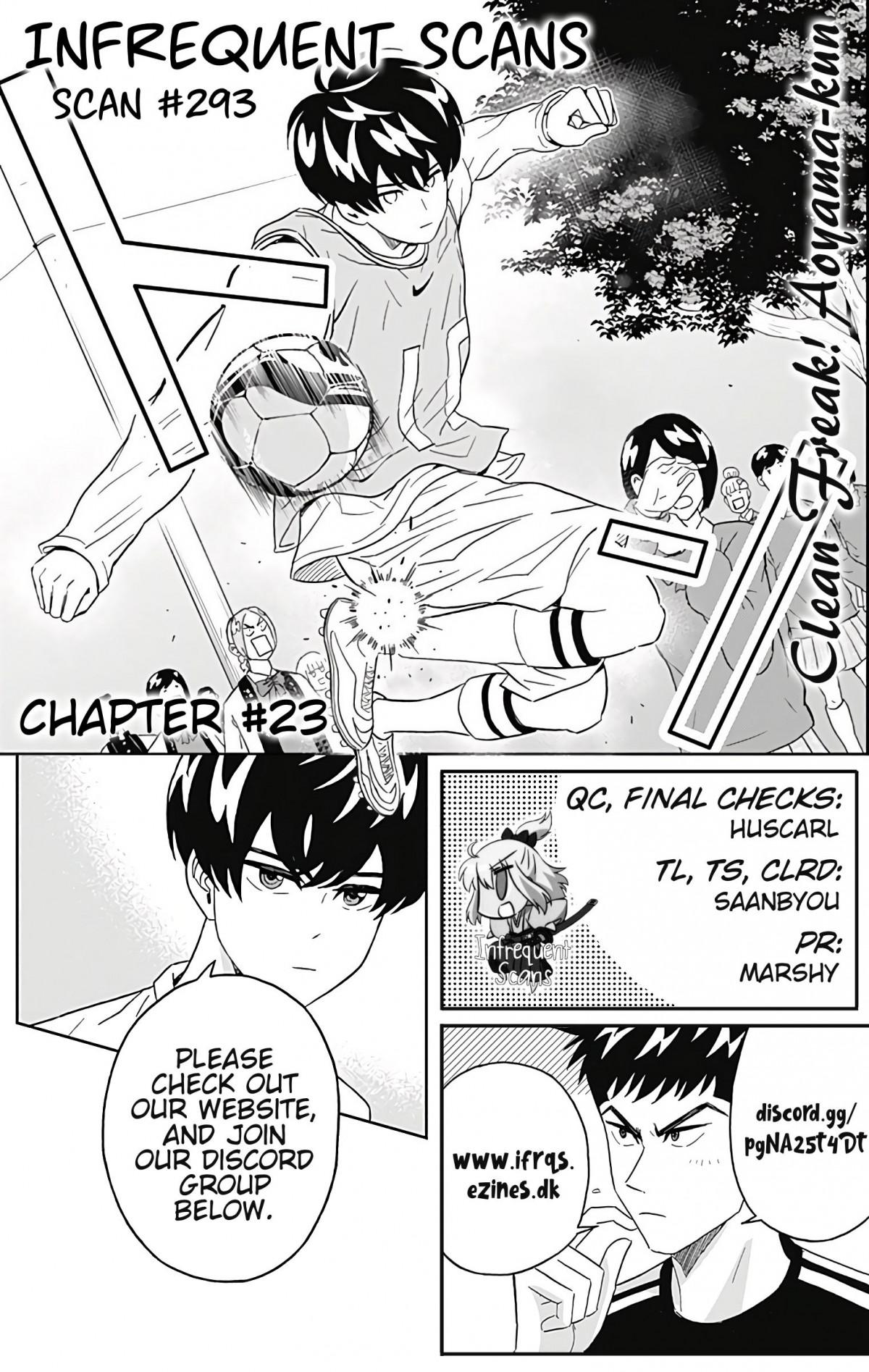 Clean Freak! Aoyama-Kun - Chapter 23