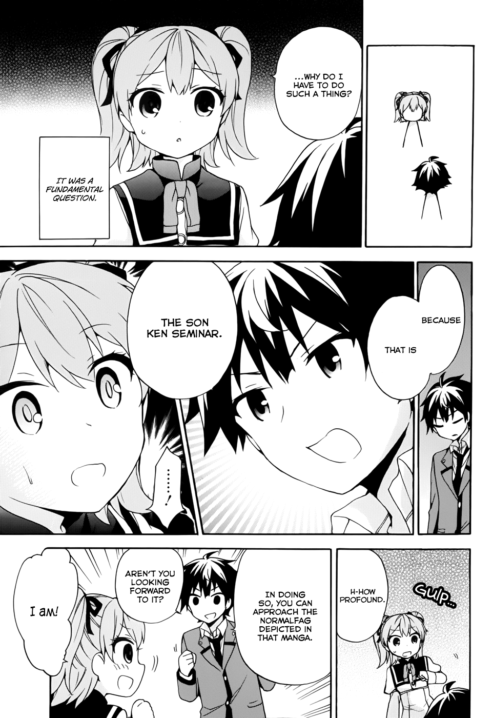 Ore Ga Ojou-Sama Gakkou Ni - Vol.4 Chapter 17: Anybody, Please Pair Up With Tenkuubashi-San*~