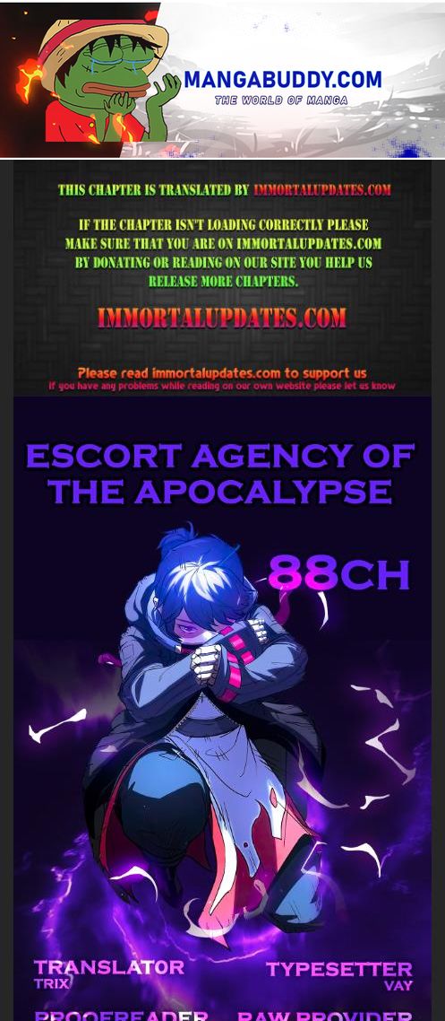 Escort Agency Of The Apocalypse - Chapter 88