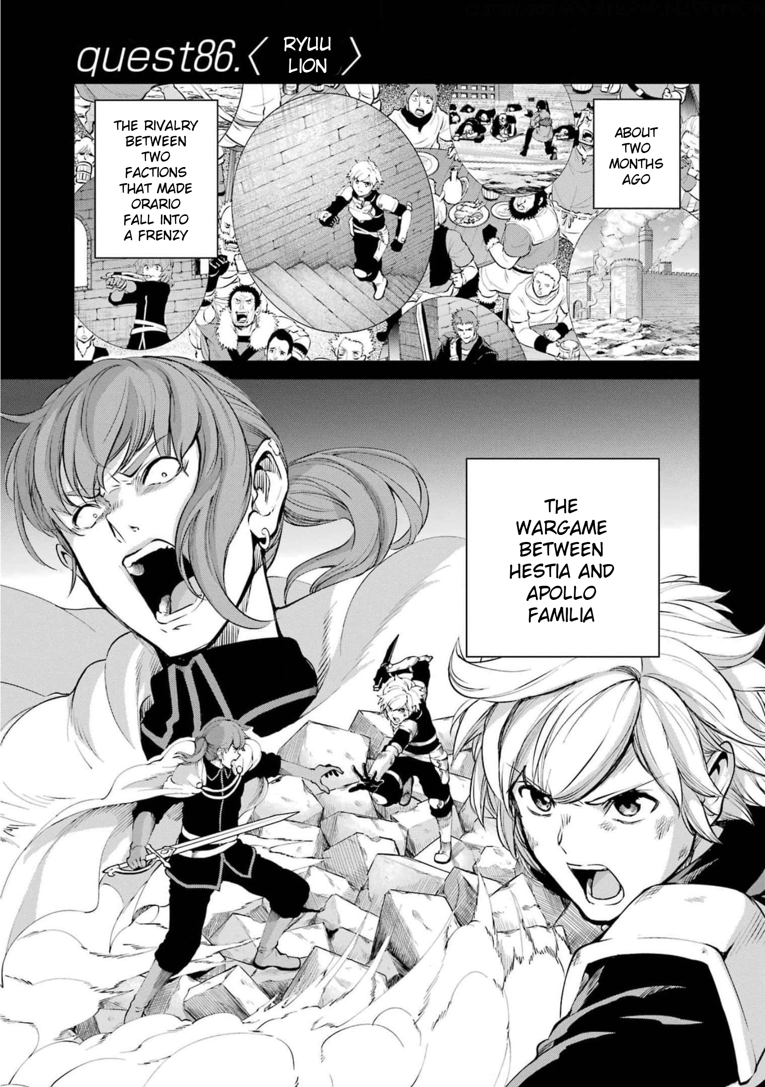 Dungeon Ni Deai O Motomeru No Wa Machigatte Iru Darou Ka Gaiden - Sword Oratoria - Chapter 86: Ryuu Lion