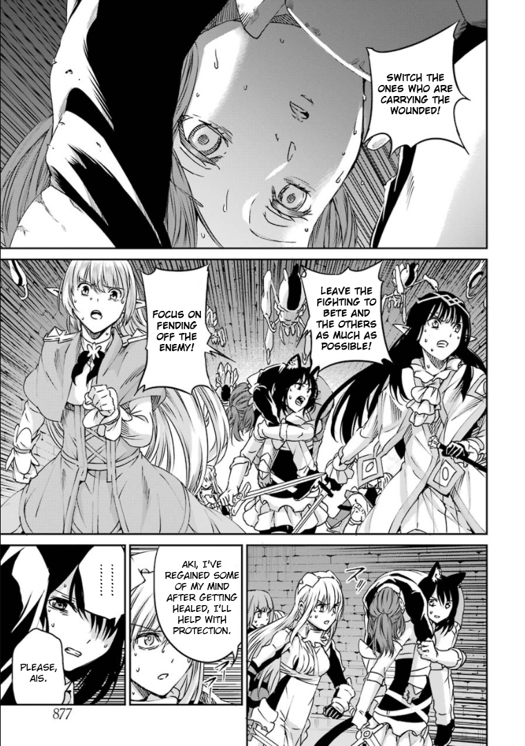 Dungeon Ni Deai O Motomeru No Wa Machigatte Iru Darou Ka Gaiden - Sword Oratoria - Chapter 68: Tug Of War