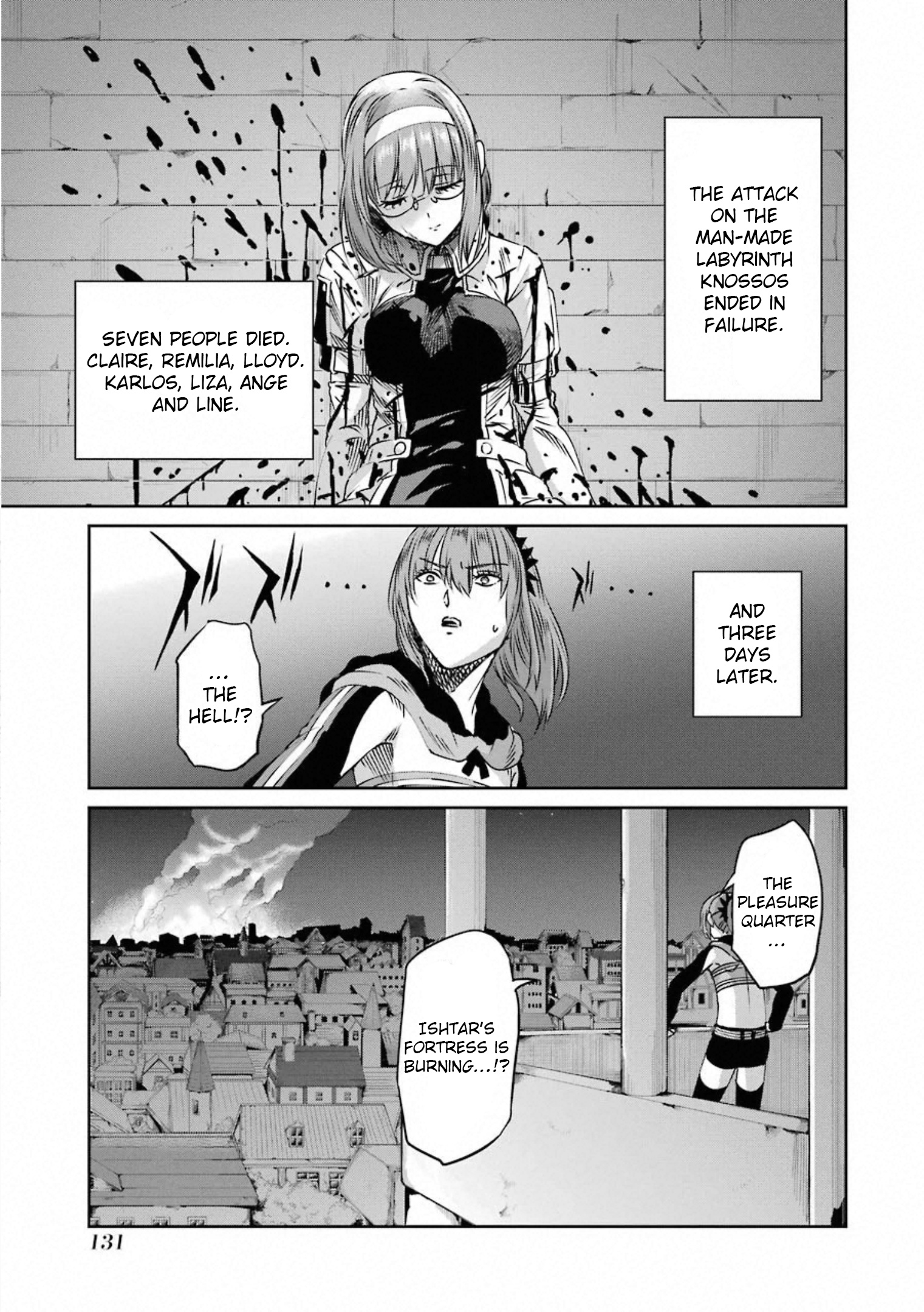 Dungeon Ni Deai O Motomeru No Wa Machigatte Iru Darou Ka Gaiden - Sword Oratoria - Chapter 69: Death