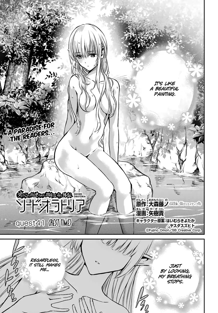 Dungeon Ni Deai O Motomeru No Wa Machigatte Iru Darou Ka Gaiden - Sword Oratoria - Chapter 41: Rest Time