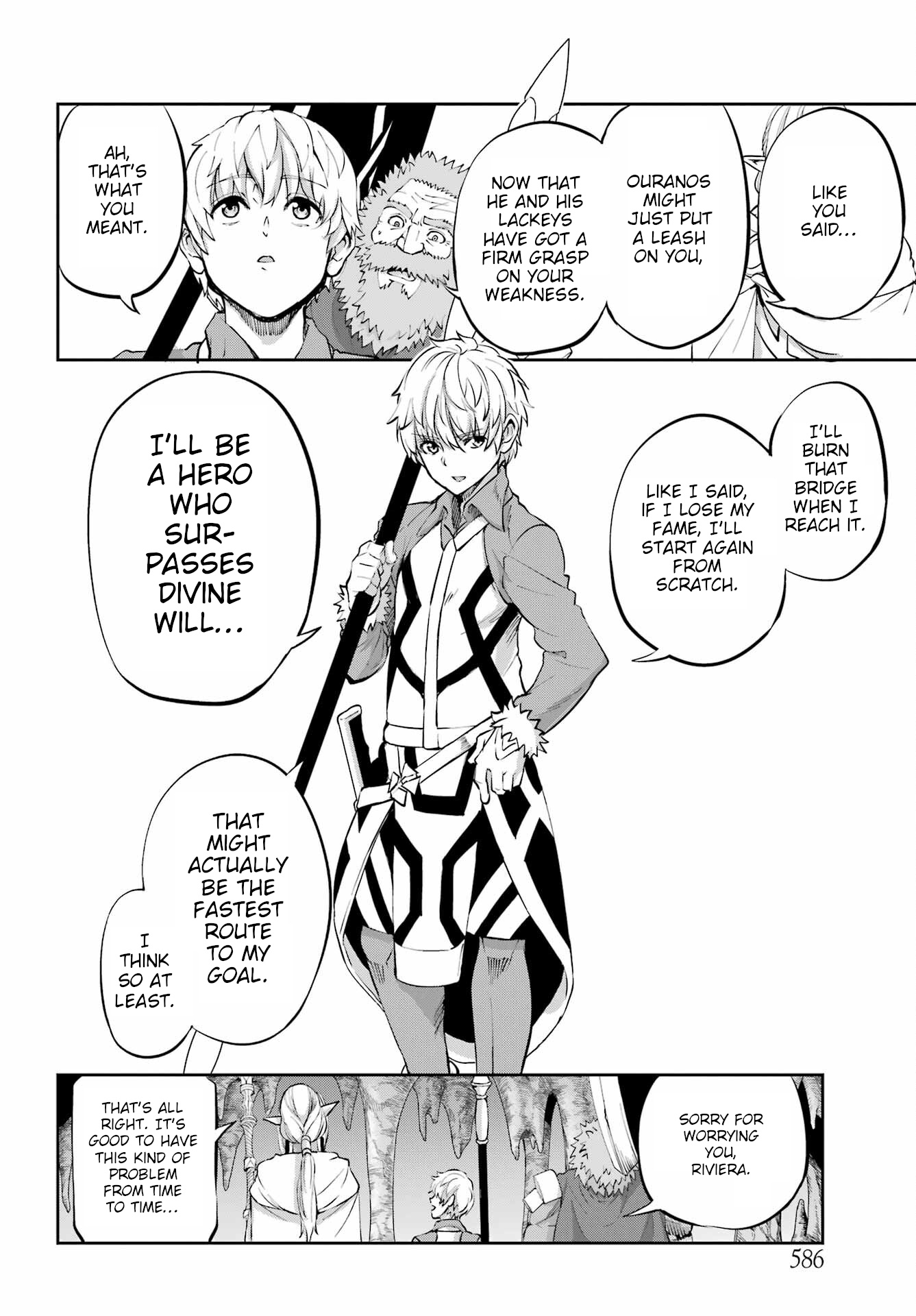 Dungeon Ni Deai O Motomeru No Wa Machigatte Iru Darou Ka Gaiden - Sword Oratoria - Chapter 96: Reconciliation