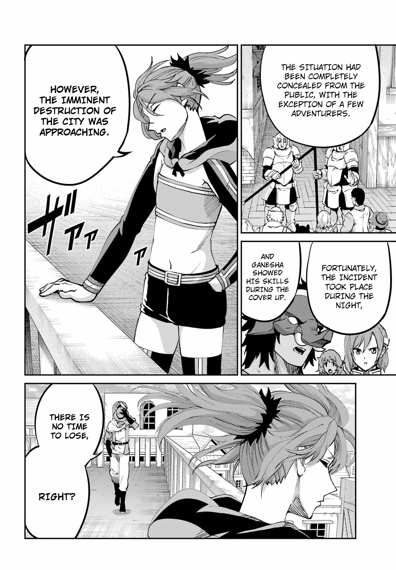 Dungeon Ni Deai O Motomeru No Wa Machigatte Iru Darou Ka Gaiden - Sword Oratoria - Chapter 109: Escape