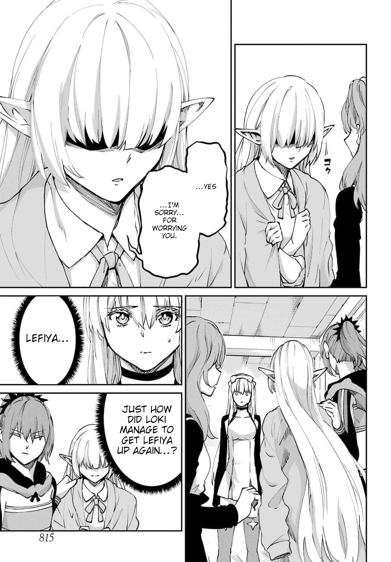 Dungeon Ni Deai O Motomeru No Wa Machigatte Iru Darou Ka Gaiden - Sword Oratoria - Chapter 114: Whispering