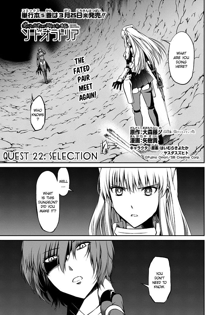 Dungeon Ni Deai O Motomeru No Wa Machigatte Iru Darou Ka Gaiden - Sword Oratoria - Chapter 22