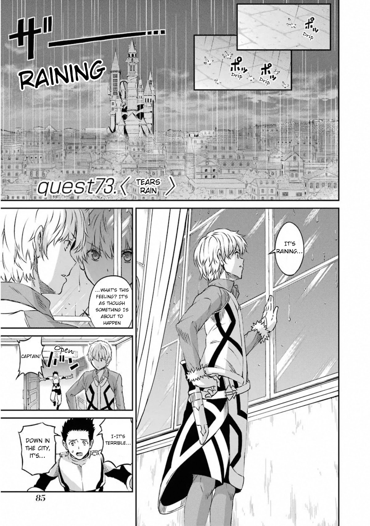 Dungeon Ni Deai O Motomeru No Wa Machigatte Iru Darou Ka Gaiden - Sword Oratoria - Chapter 73: Tears Rain