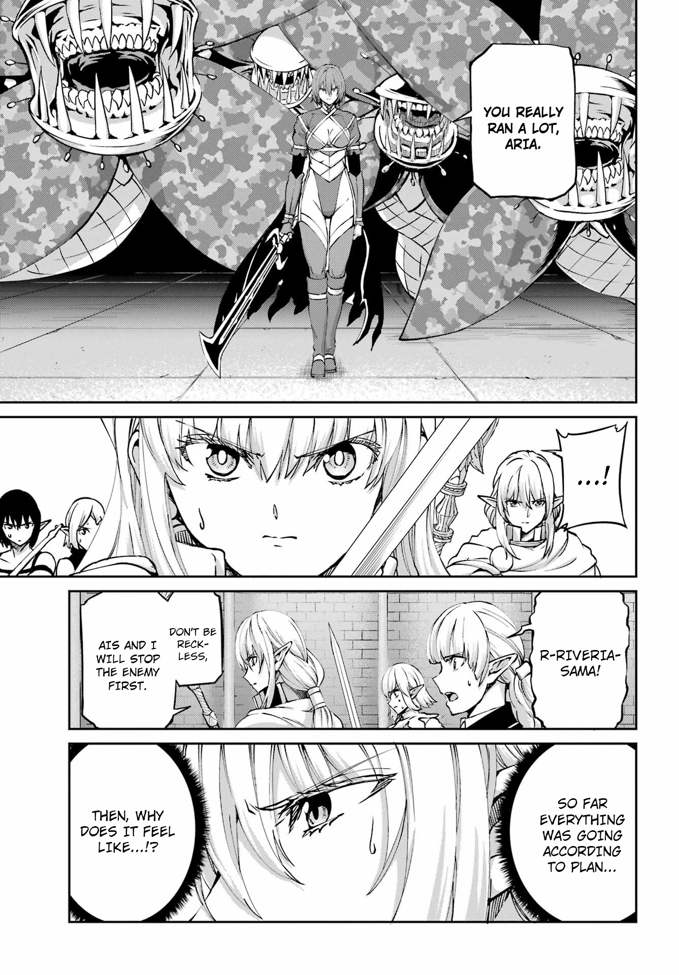 Dungeon Ni Deai O Motomeru No Wa Machigatte Iru Darou Ka Gaiden - Sword Oratoria - Chapter 104: Painful Days